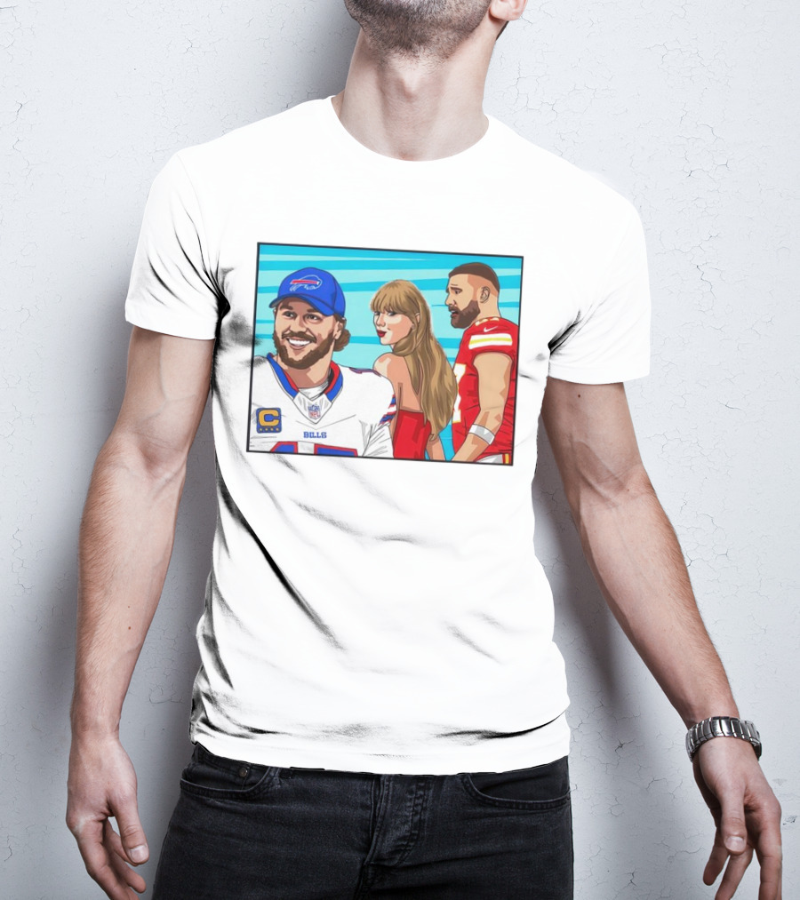 Buffalo Bills Vs. Kansas City Chiefs Distracted Girlfriend Meme T-Shirt