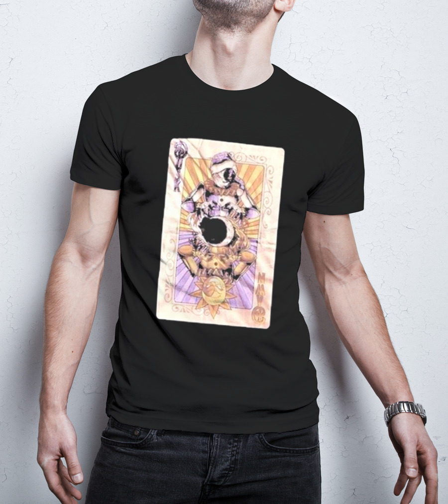 Five Nights At Freddy’s Security Breach Sun And Moon Tarot Card T-Shirt