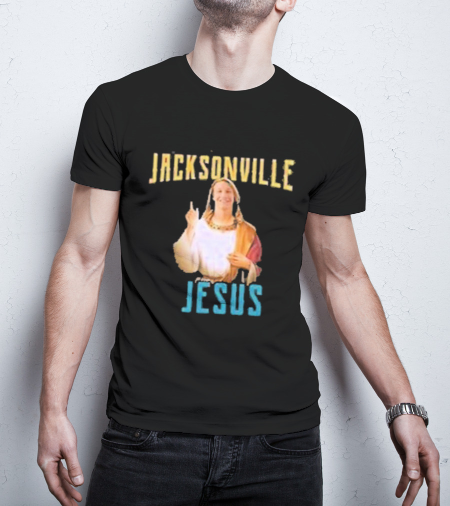 Jacksonville Jesus Iconic Concept With Humor And Nostalgia T-Shirt