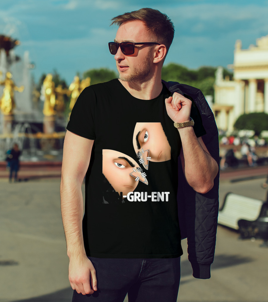 Felonious Gru CON-GRU-ENT Reflection Geometric Parallels T-Shirt