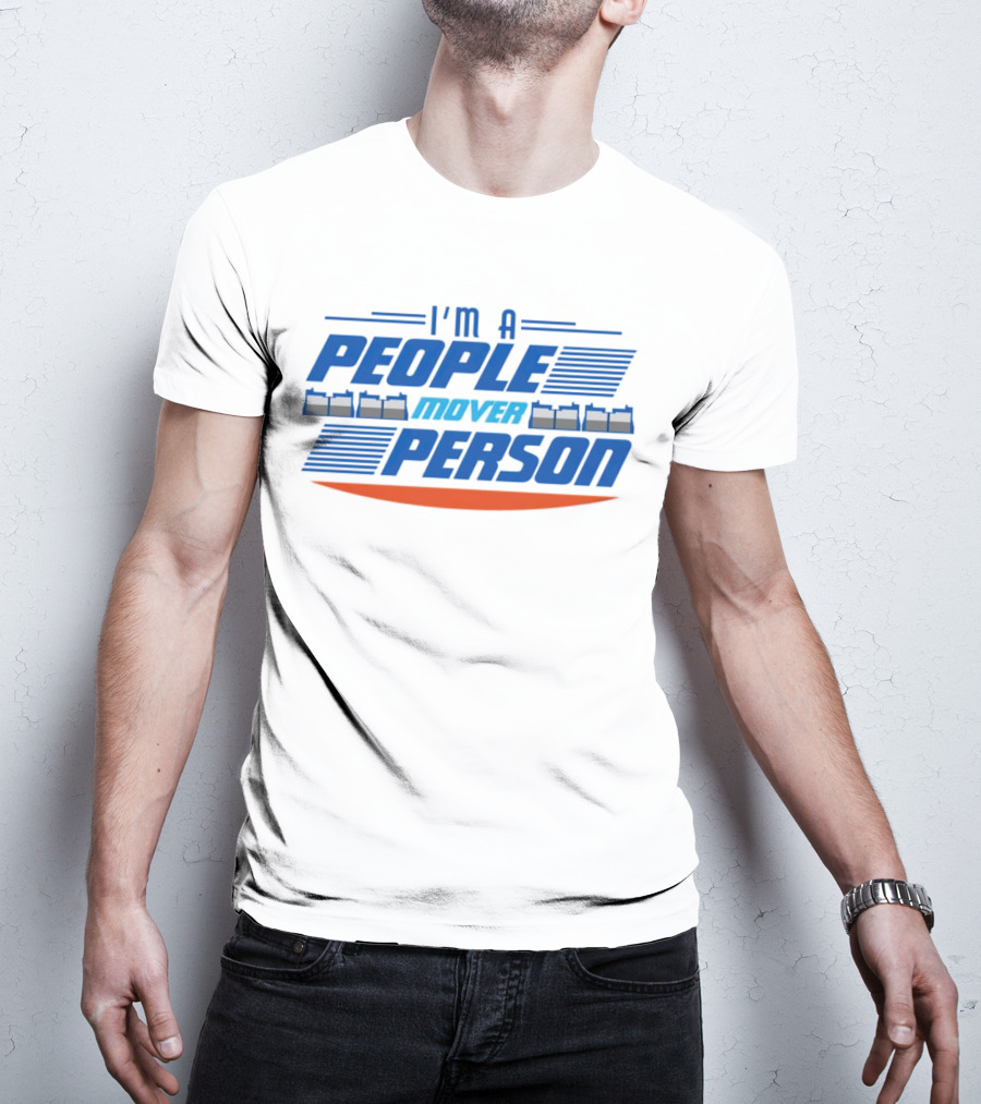 I'm A People Mover Person Retro Transit Inspired T-Shirt