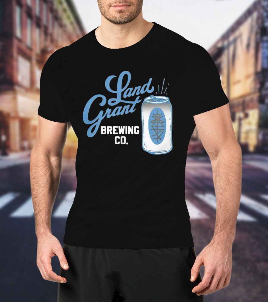 Land Grant Brewing Co Vintage Can T-Shirt