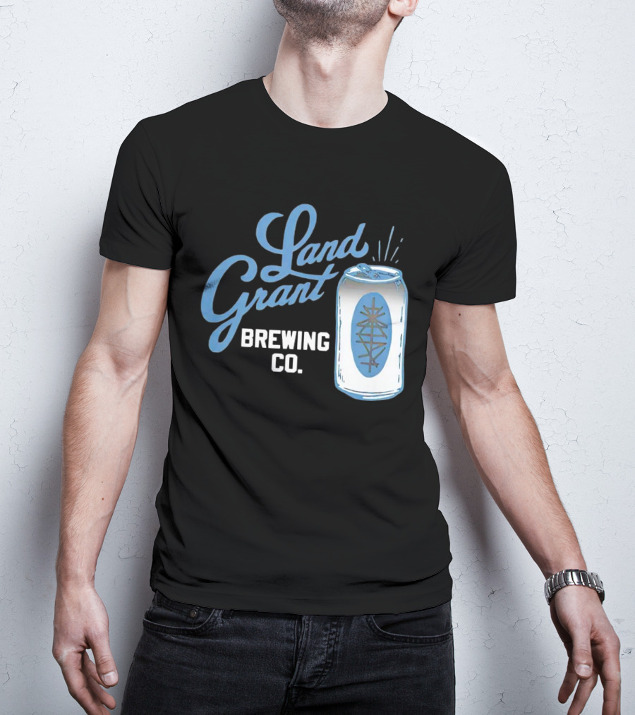 Land Grant Brewing Co Vintage Can T-Shirt
