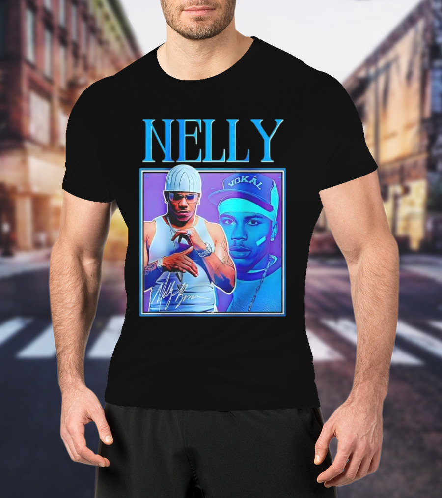 Nelly Vokal Hat And Iconic Signature T-Shirt