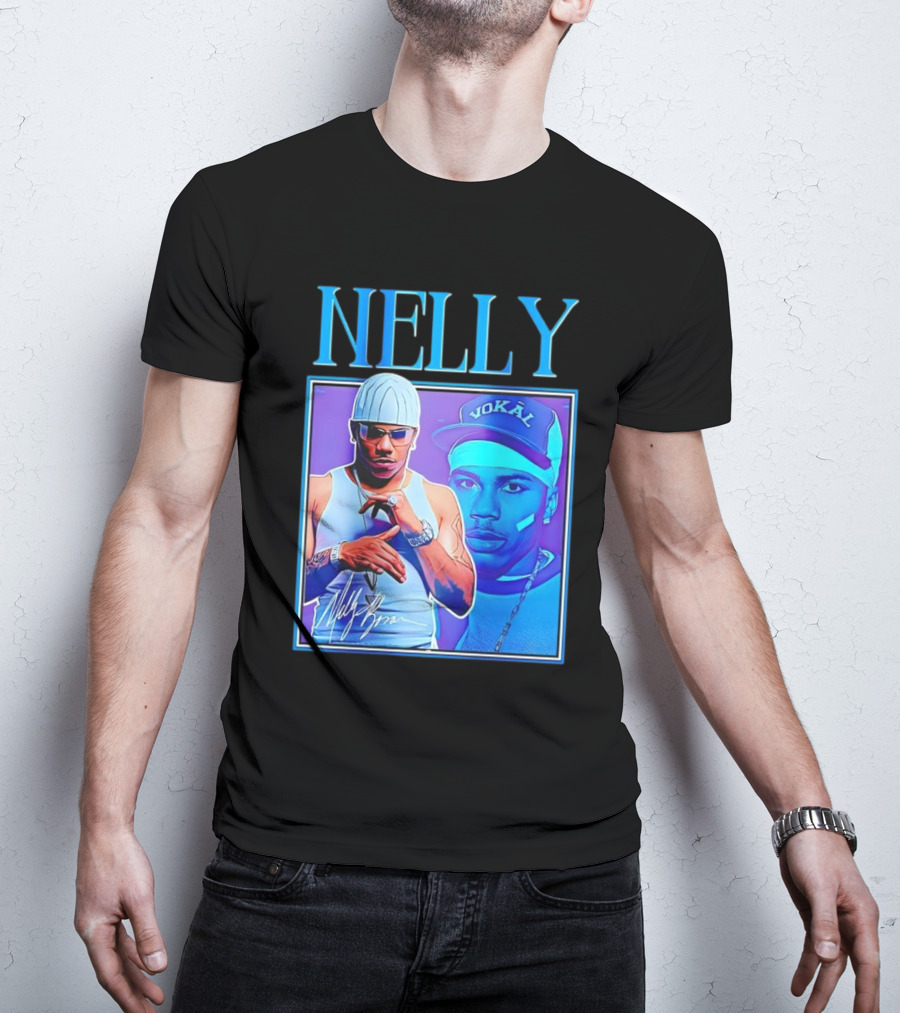 Nelly Vokal Hat And Iconic Signature T-Shirt
