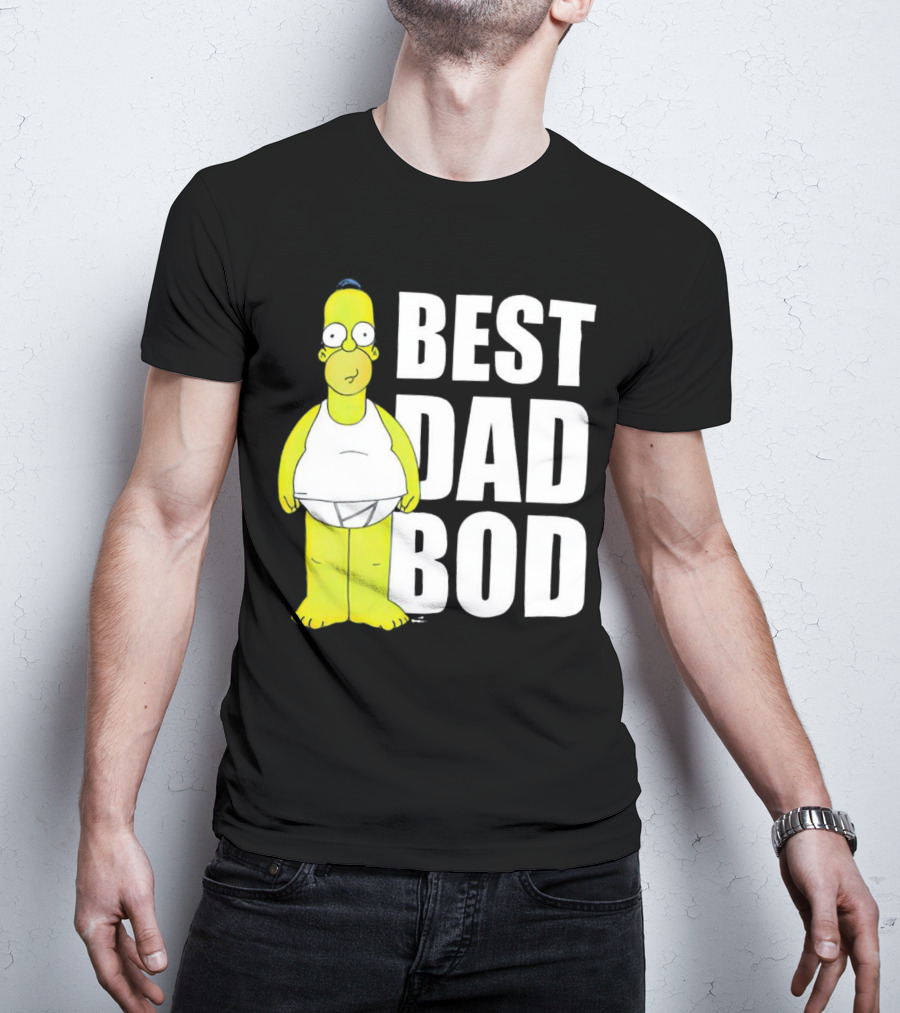 Homer Simpson Best Dad Bod The Simpsons T-Shirt