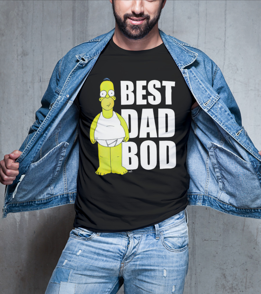 Homer Simpson Best Dad Bod The Simpsons T-Shirt