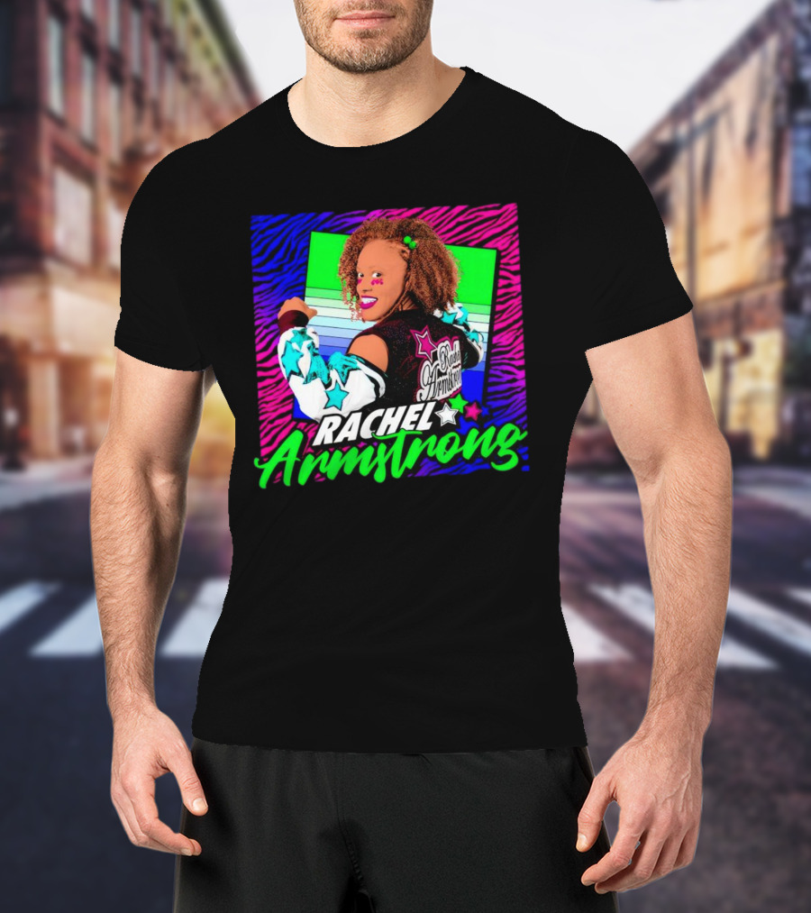 Rachel Armstrong Star Stripes Vibrant T-Shirt
