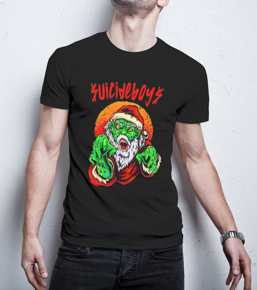 Suicideboys Zombie Santa Christmas Horror T-Shirt