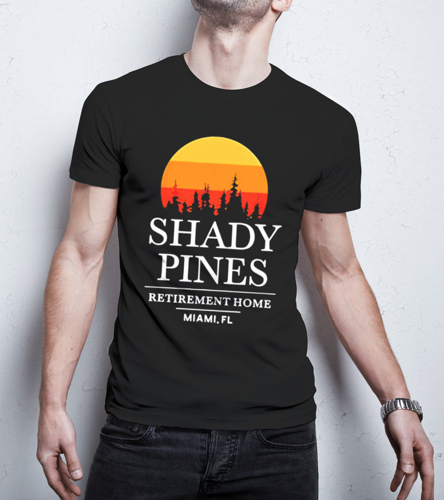 Shady Pines Retirement Home Miami FL Sunset T-Shirt