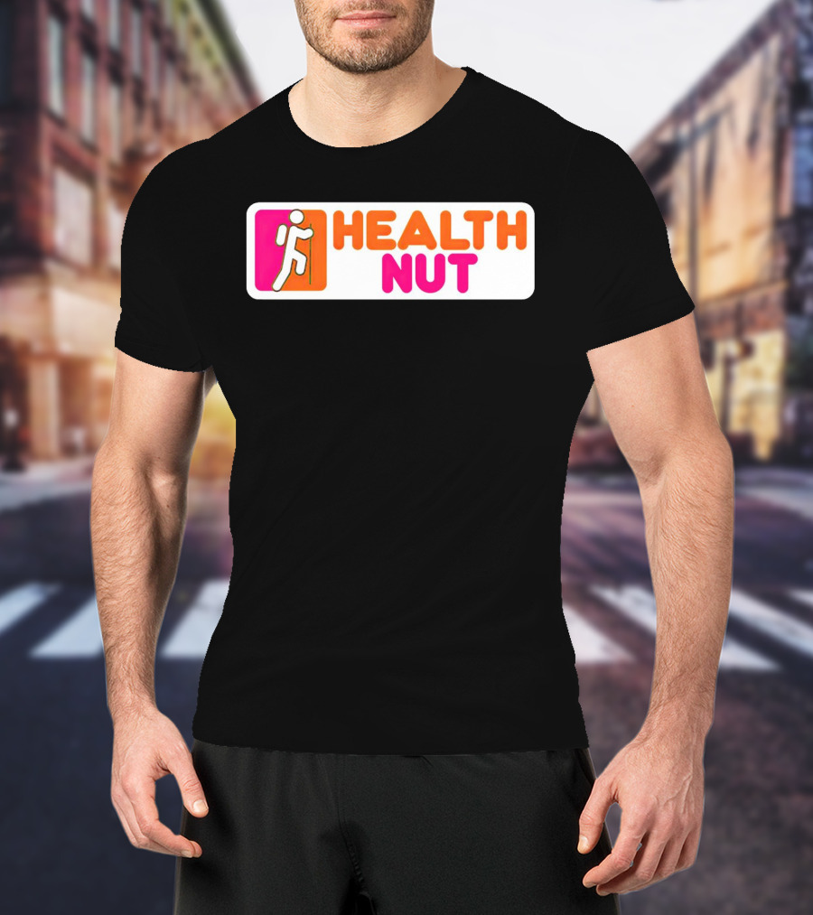 Health Nut Dunkin’ Donuts Logo Mashup T-Shirt