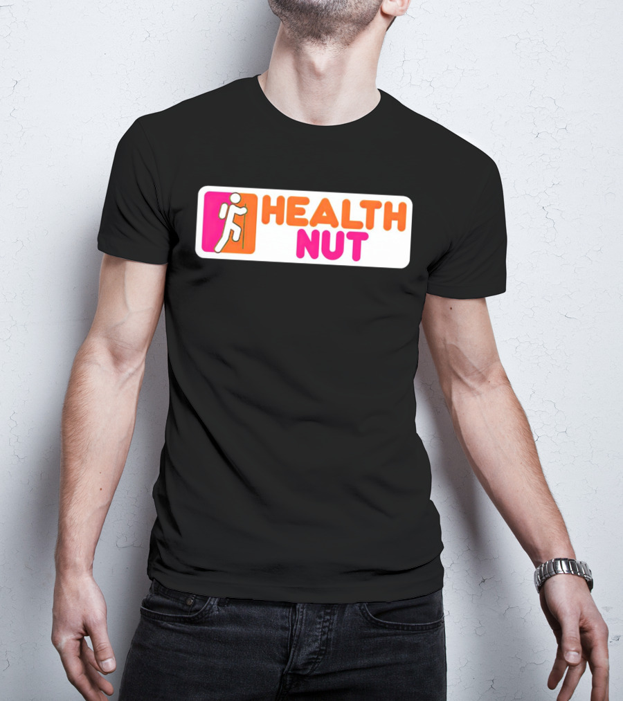Health Nut Dunkin’ Donuts Logo Mashup T-Shirt