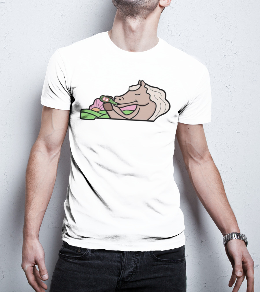 Horse Drinking Kentucky Beverage T-Shirt