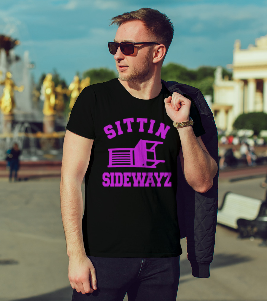 Sittin’ Sidewayz Purple Chair T-Shirt
