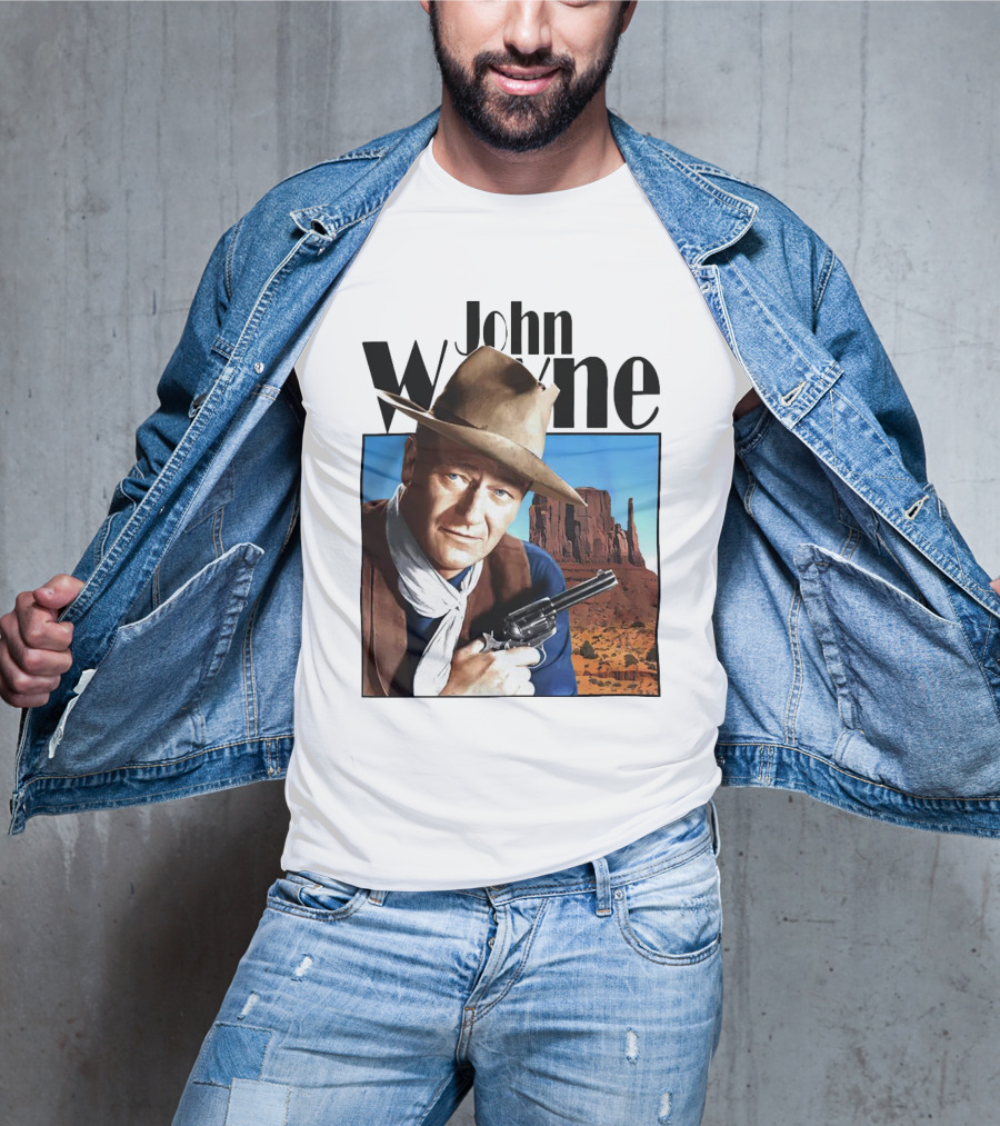 John Wayne Cowboy Western Movie Legend T-Shirt