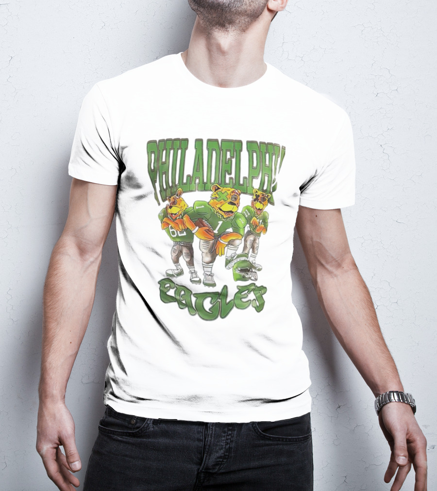 Philadelphia Eagles Bears Football T-Shirt