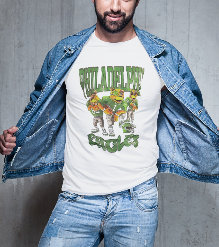 Philadelphia Eagles Bears Football T-Shirt