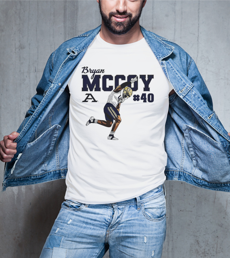 Bryan McCoy Akron Zips #40 NCAA Football T-Shirt