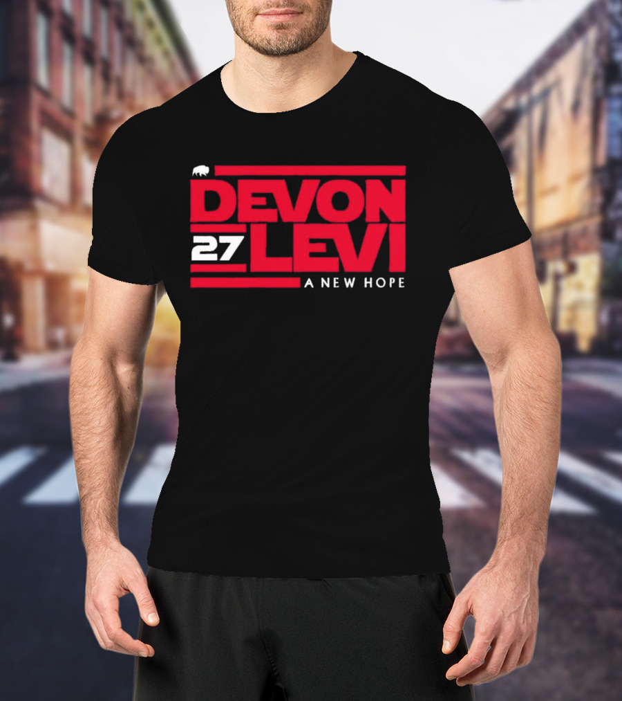 Devon Levi 27 A New Hope Buffalo Sabres NHL T-Shirt