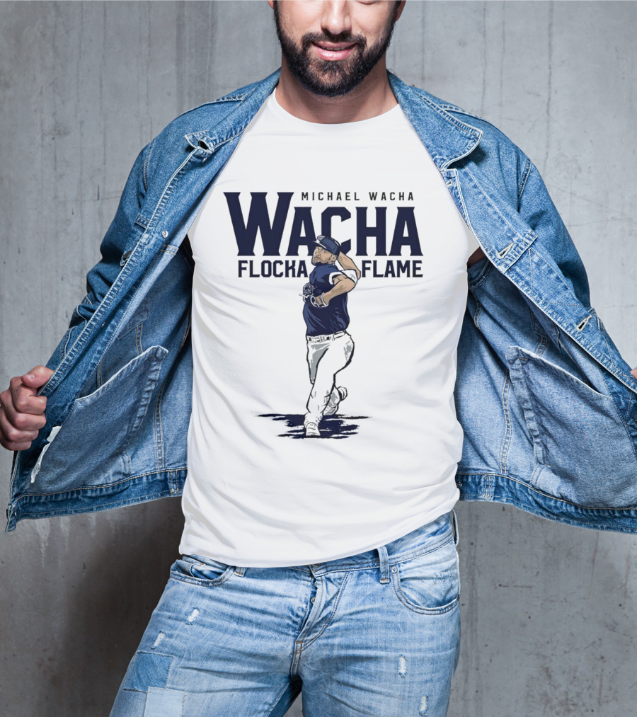 Michael Wacha Flocka Flame Pitching Baseball Kansas City Royals T-Shirt