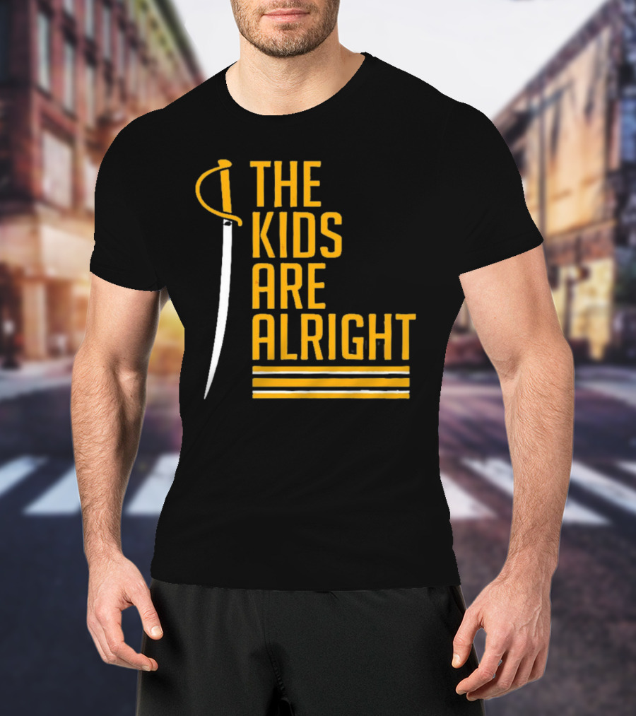 The Kids Are Alright Buffalo Sabres Sword And Stripe T-Shirt