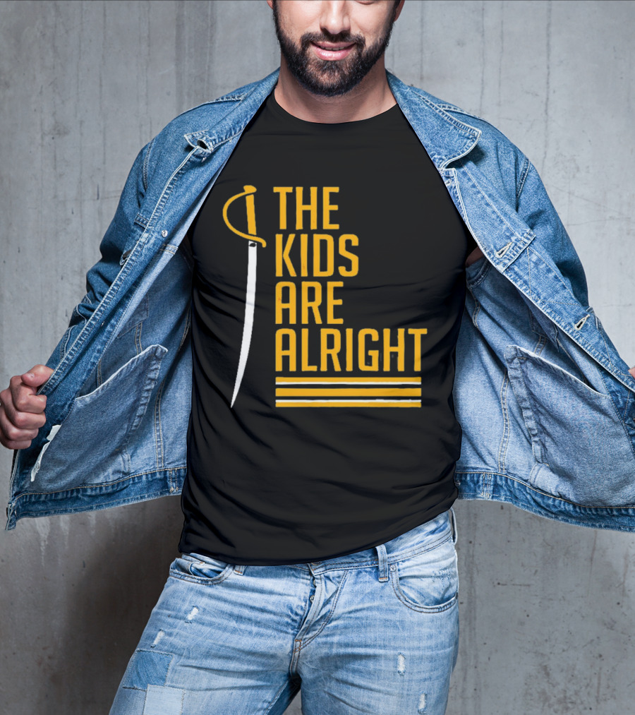 The Kids Are Alright Buffalo Sabres Sword And Stripe T-Shirt