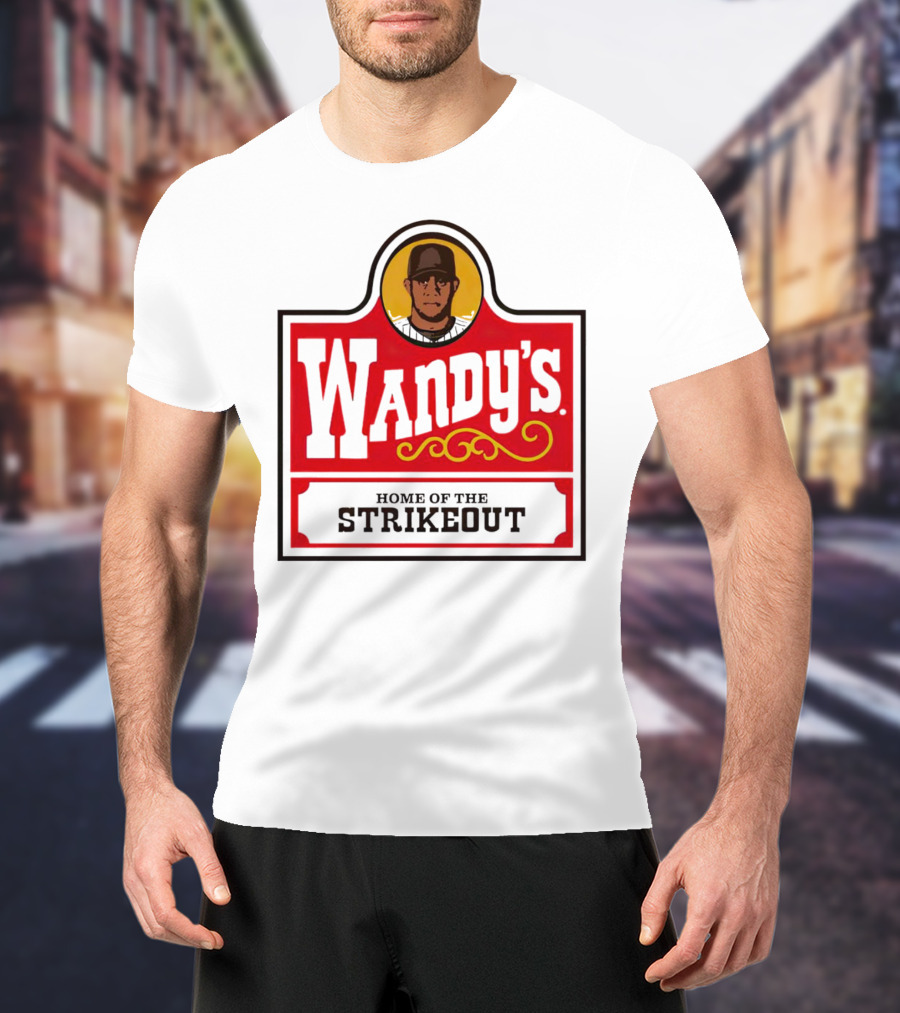Wandy’s Home Of The Strikeout New York Baseball Classic Pitcher T-Shirt