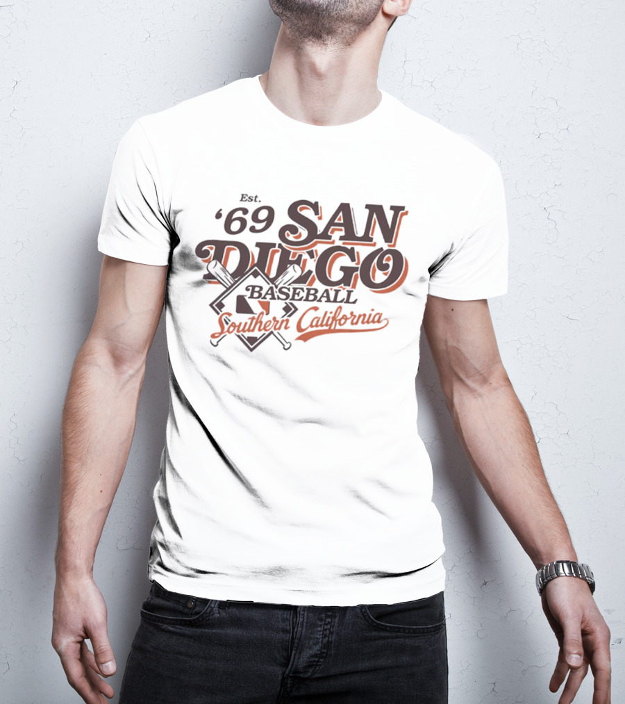 San Diego Baseball Est. '69 Southern California T-Shirt