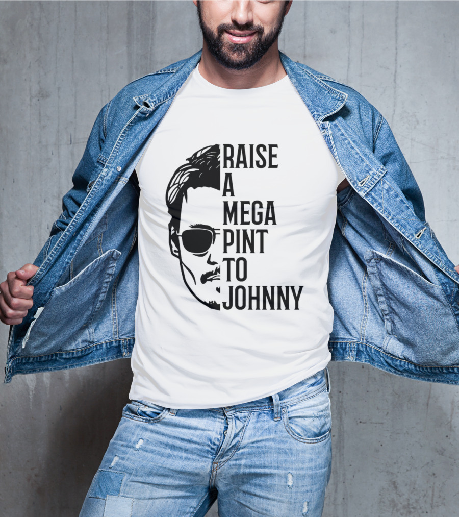 Raise A Mega Pint To Johnny T-Shirt