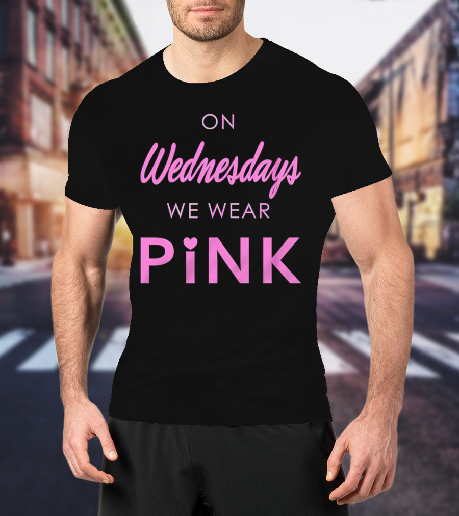 On Wednesdays We Wear Pink Mean Girls Movie T-Shirt