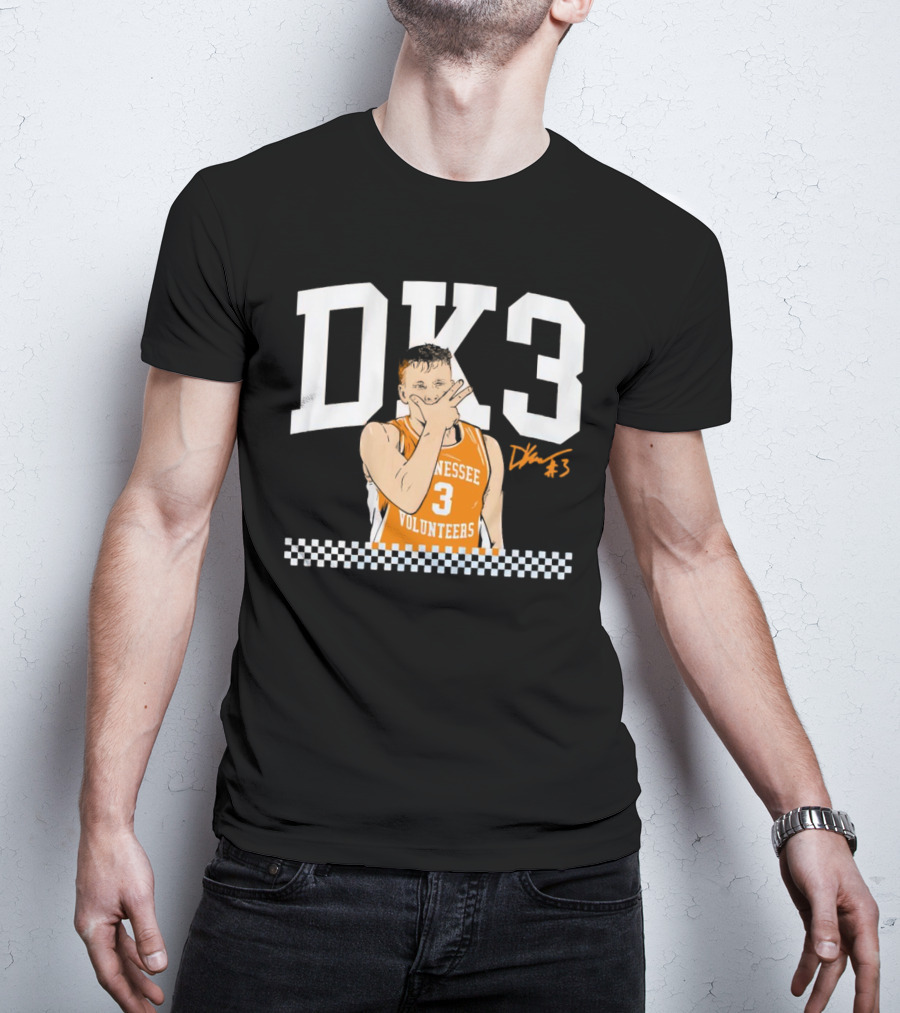 Tennessee Volunteers Basketball DK3 Dalton Knecht #3 T-Shirt