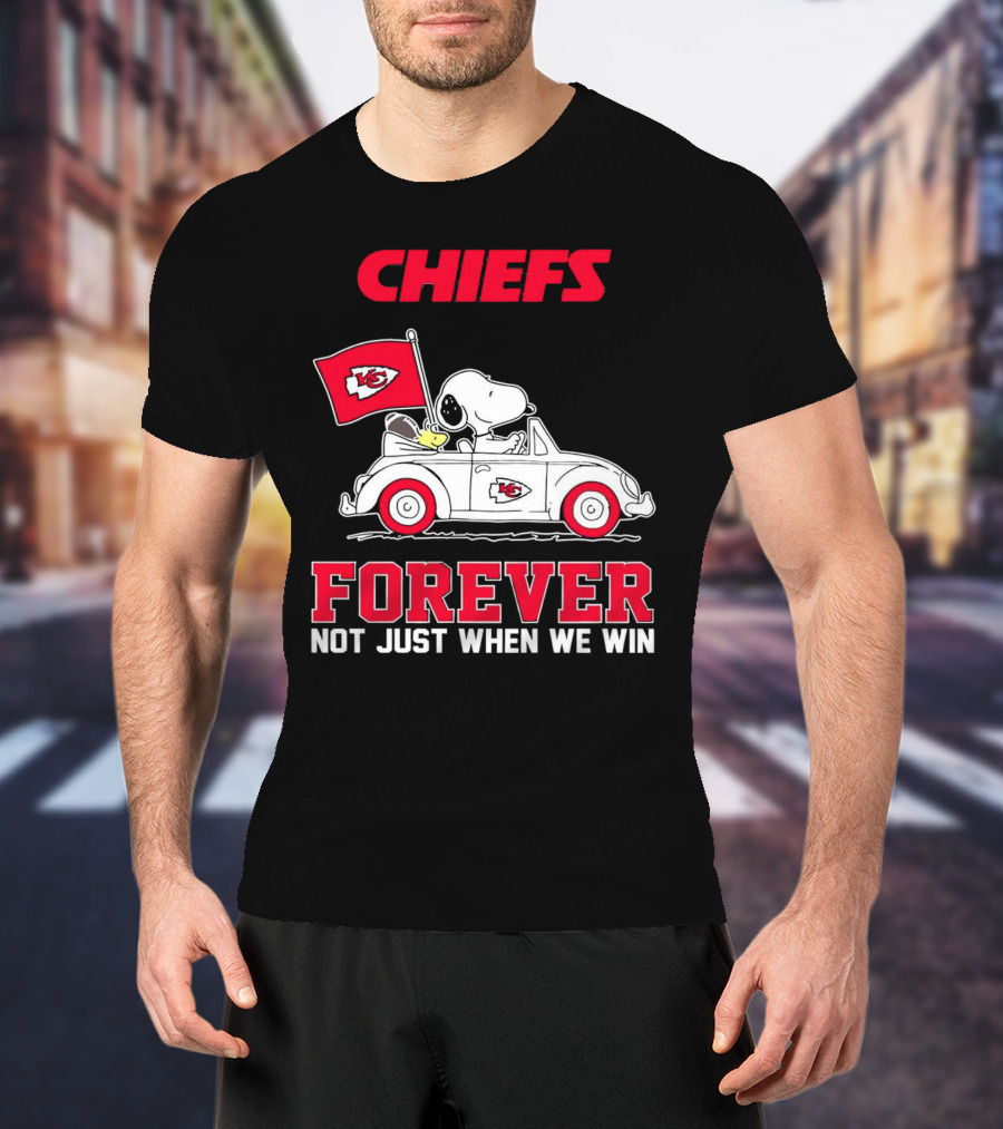 Chiefs Snoopy Forever Not Just When We Win T-Shirt
