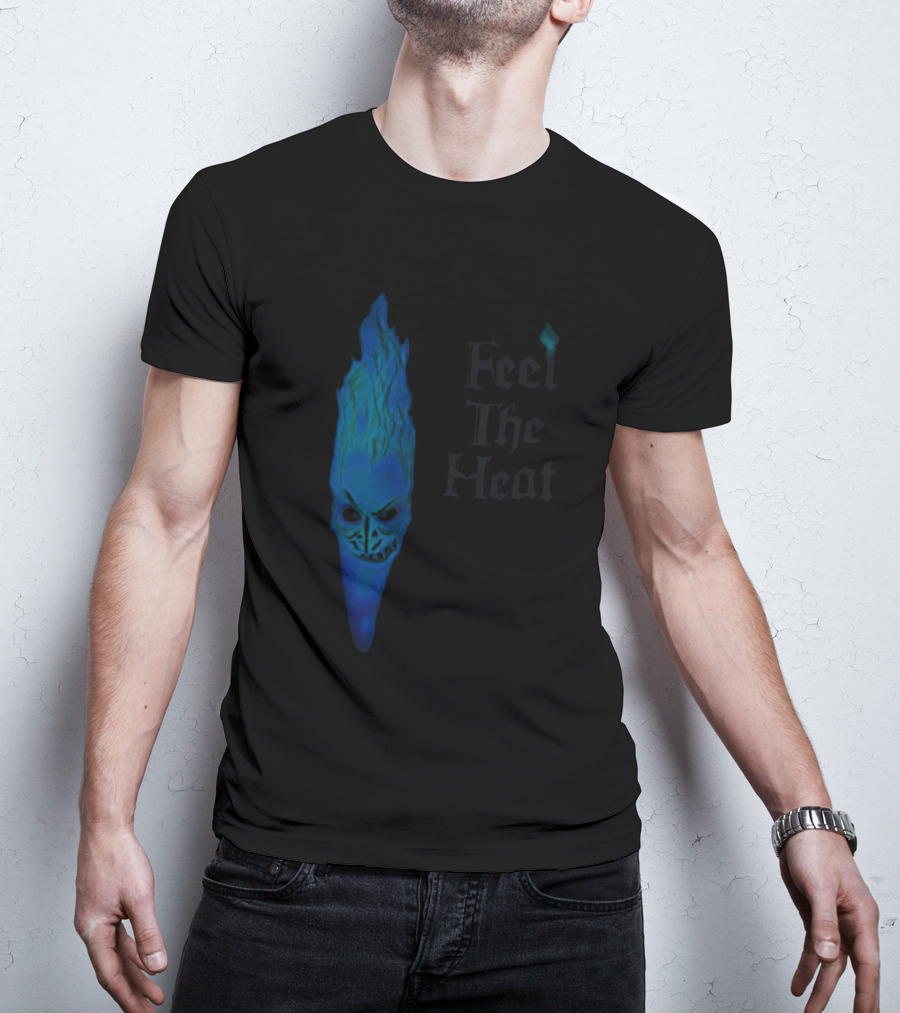 Feel The Heat Hades Blue Flame Face T-Shirt