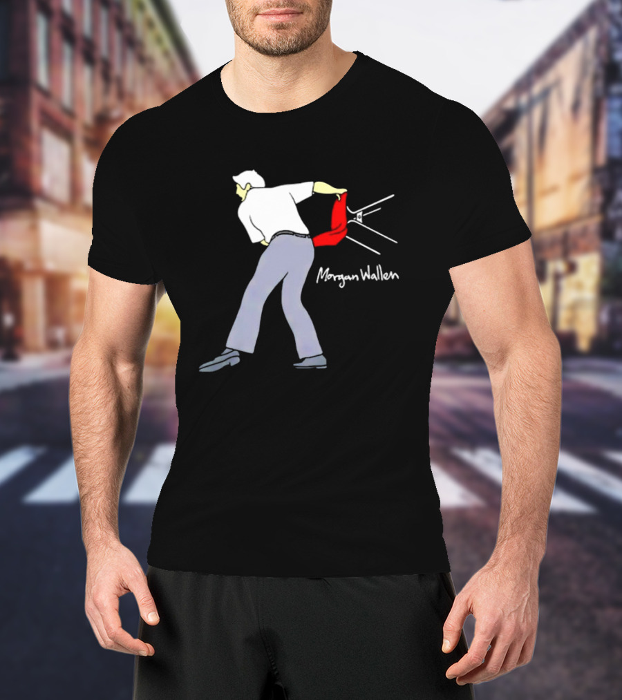 Morgan Wallen Indiana Basketball Coach Strip Technique T-Shirt