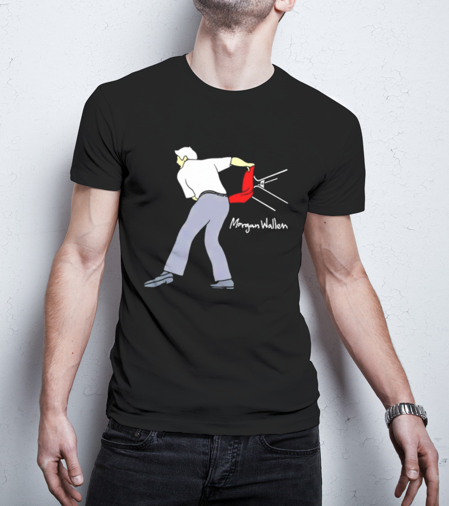 Morgan Wallen Indiana Basketball Coach Strip Technique T-Shirt
