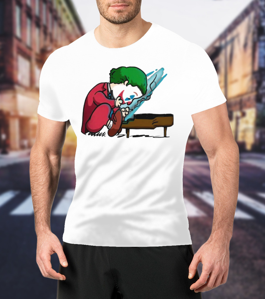 Joker Playing The Piano In Peanuts Charlie Brown T-Shirt