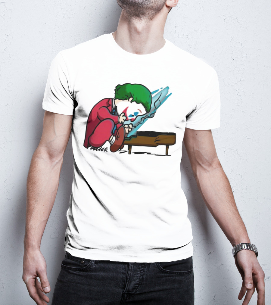 Joker Playing The Piano In Peanuts Charlie Brown T-Shirt