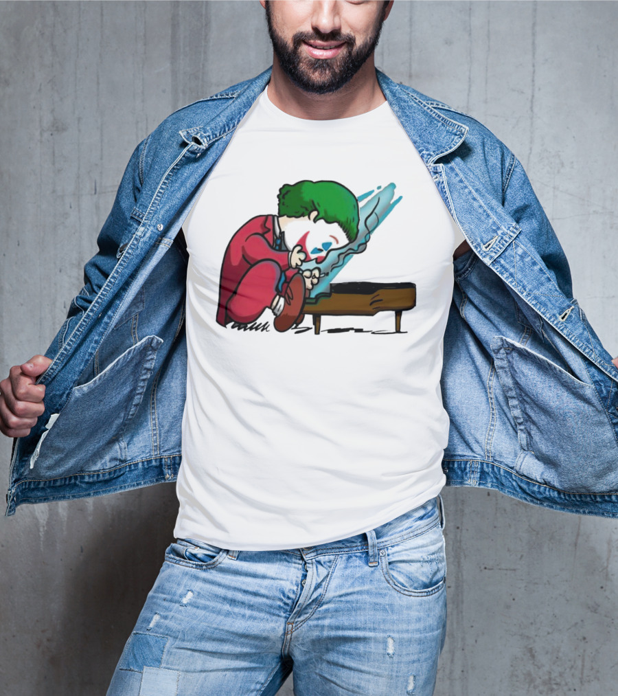 Joker Playing The Piano In Peanuts Charlie Brown T-Shirt