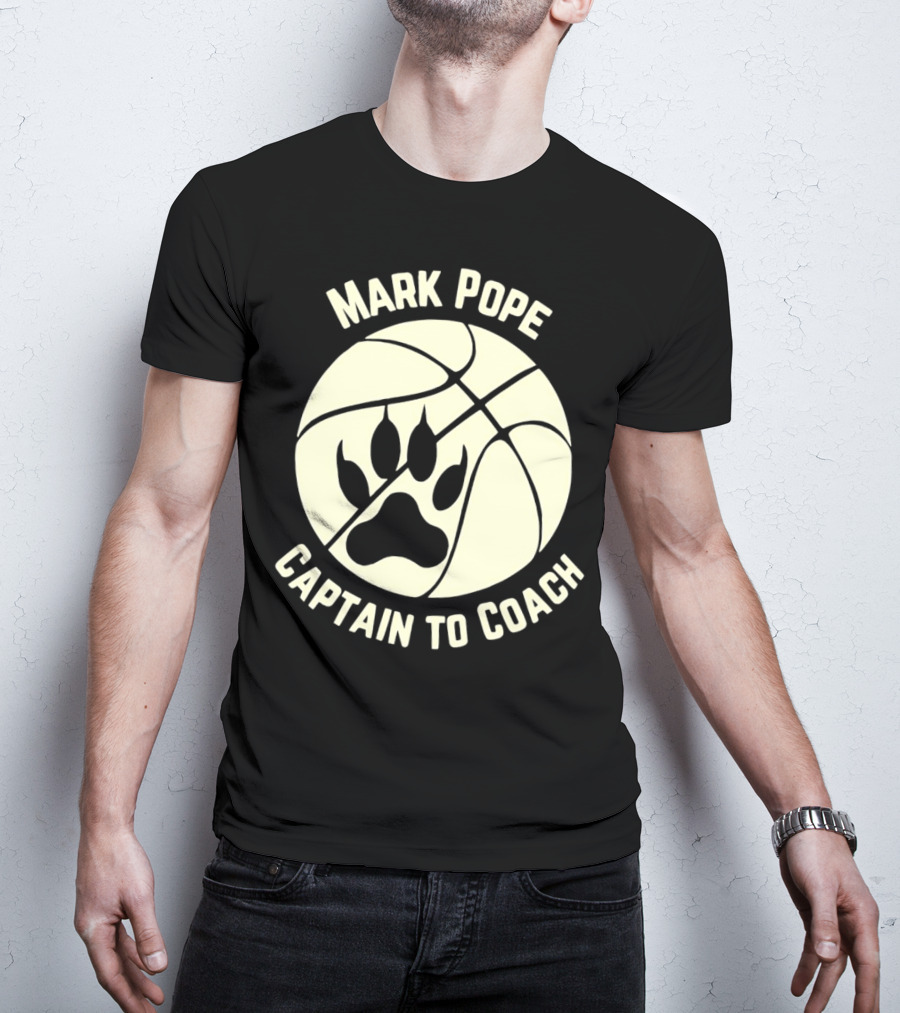 Mark Pope Captain To Coach Kentucky Basketball Legend T-Shirt