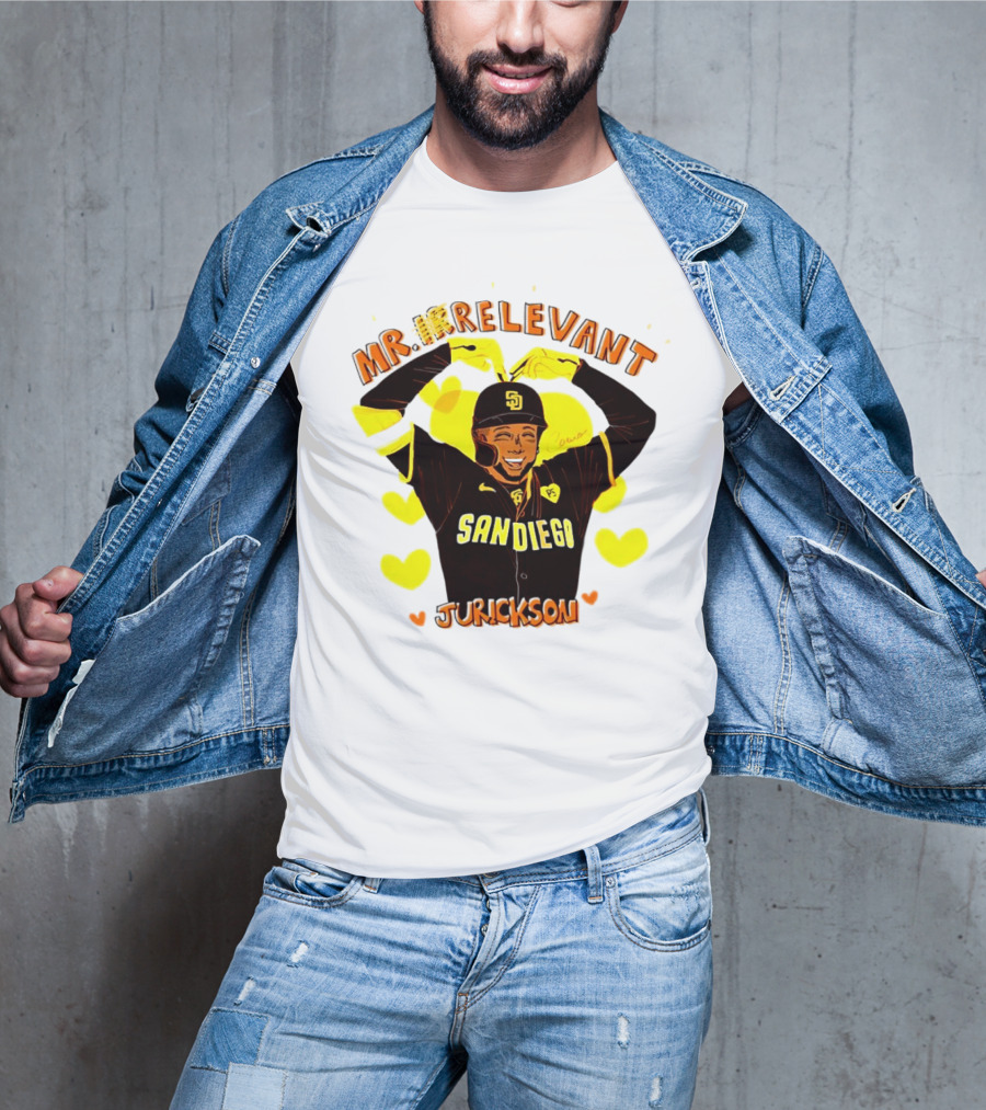 Mr Relevant Jurickson San Diego Baseball Hearts T-Shirt