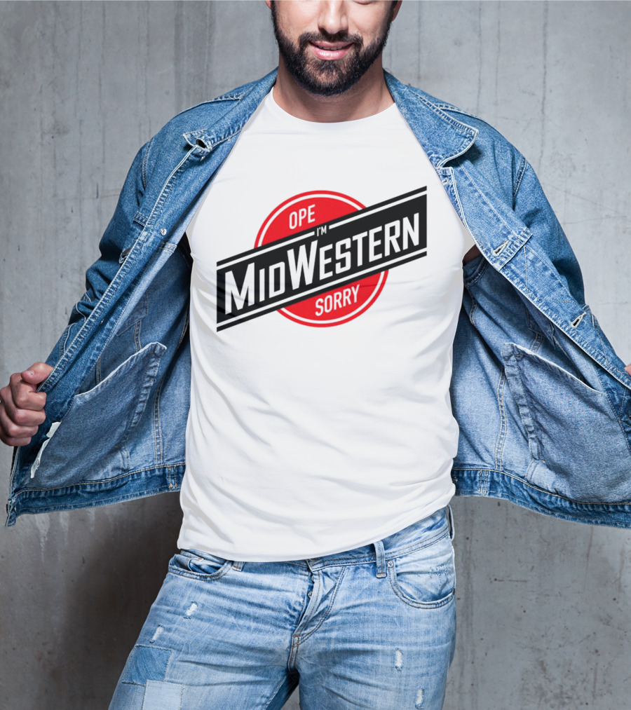 Ope I'm Sorry Midwestern Red Circle T-Shirt