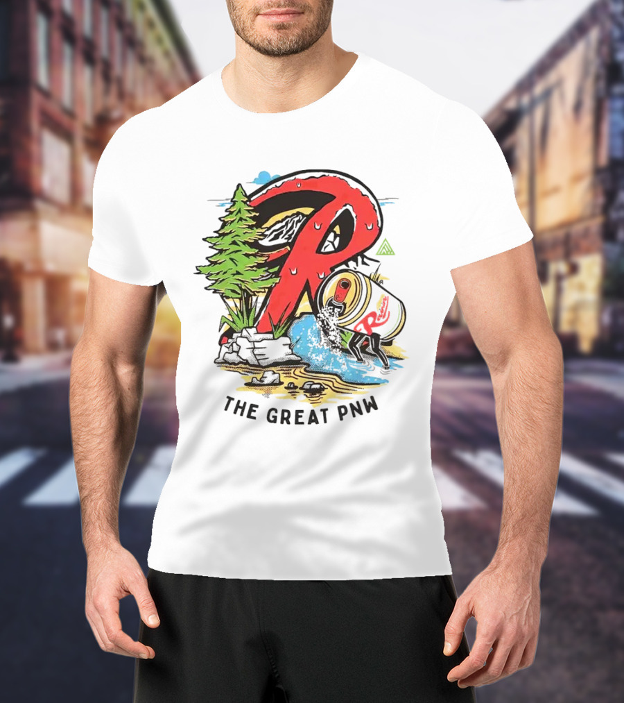 Rainier Beer The Great PNW Adventure Refresh T-Shirt