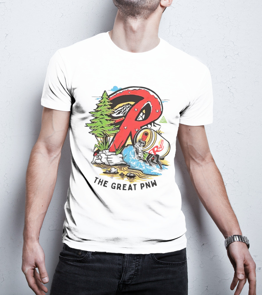 Rainier Beer The Great PNW Adventure Refresh T-Shirt