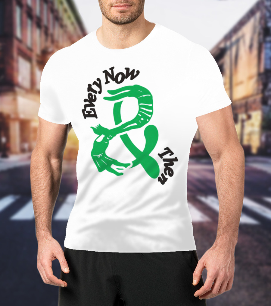 Every Now And Then Skeleton Green Dance T-Shirt