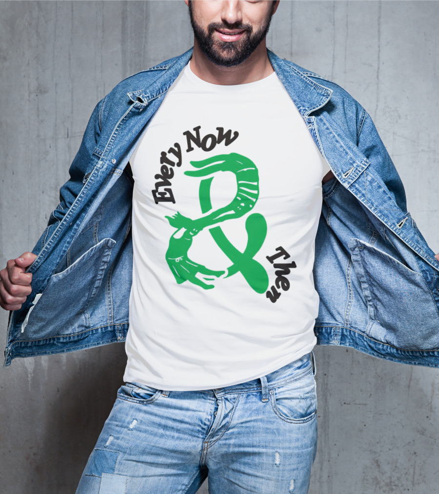 Every Now And Then Skeleton Green Dance T-Shirt