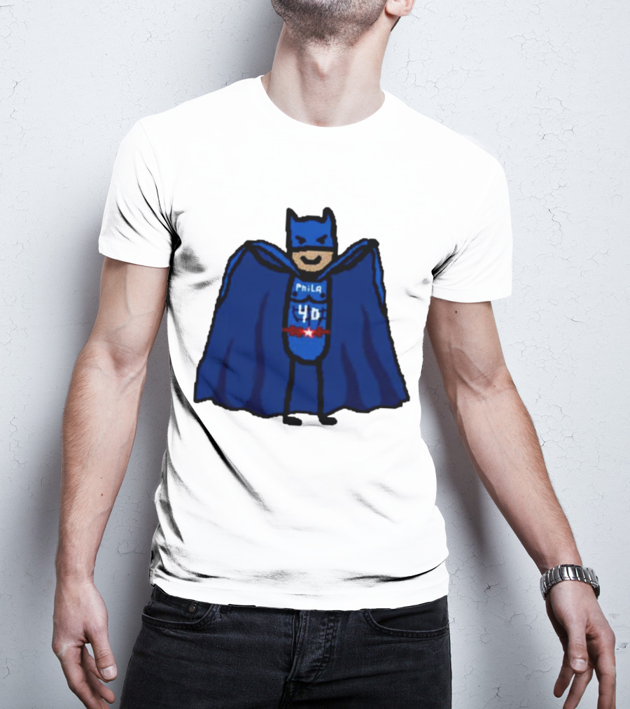 Nicolas Batum Man Batman Phila 40 T-Shirt
