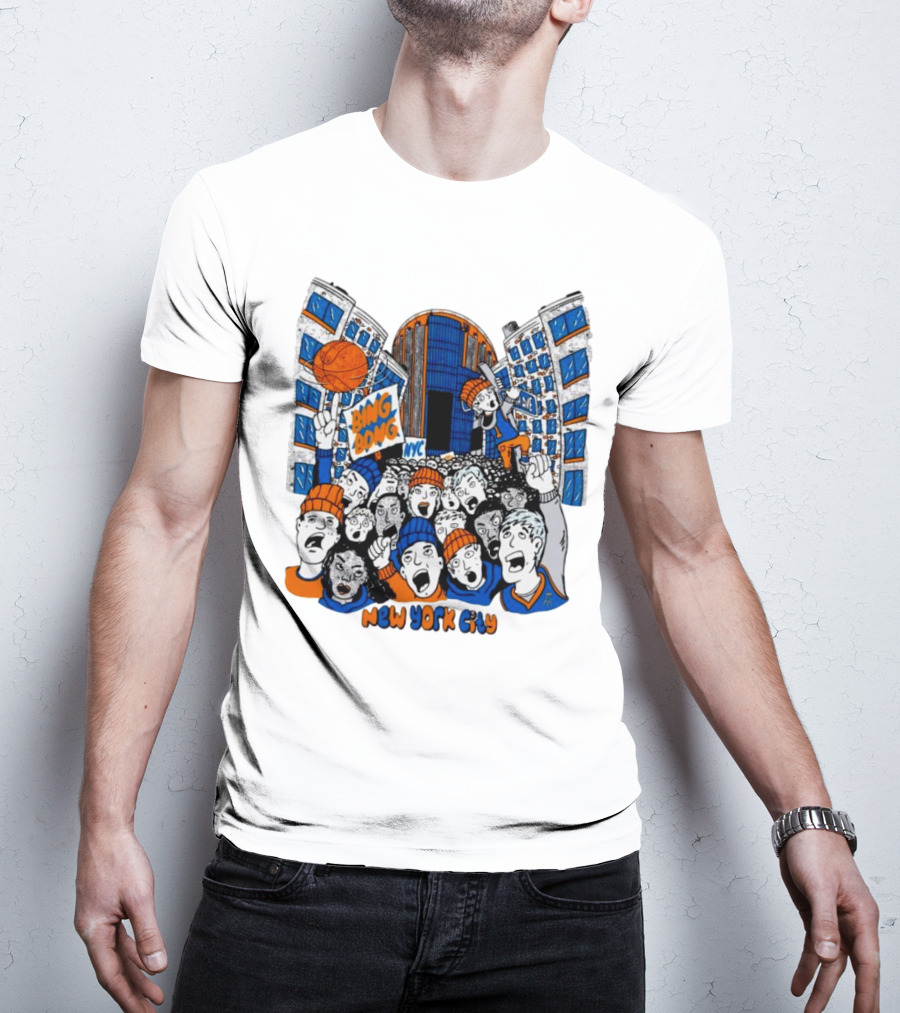 New York City Knicks NBA Bang Bong NYC Basketball Fans T-Shirt