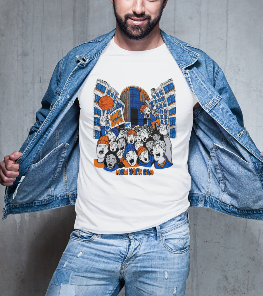 New York City Knicks NBA Bang Bong NYC Basketball Fans T-Shirt