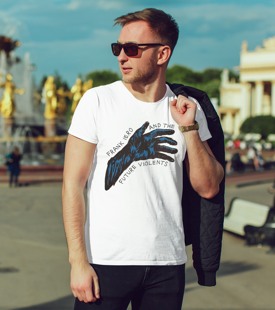 Frank Iero And The Future Violents Blue Hand T-Shirt