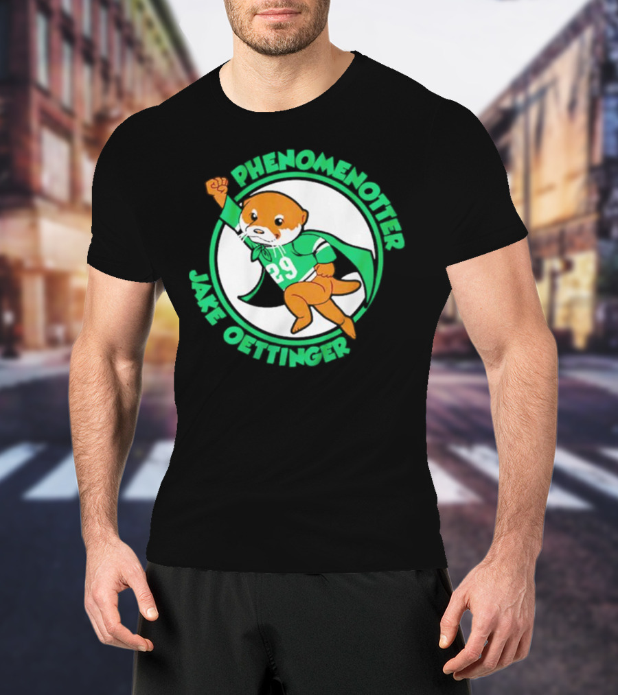 Dallas Stars Jake Oettinger Phenomenotter 29 Superhero Otter T-Shirt
